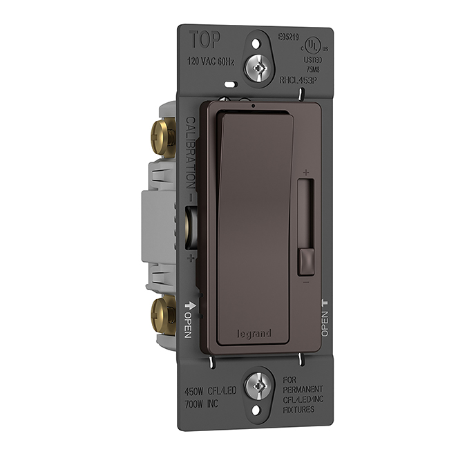 Radiant® Dimmer - Single Pole/3-way - Dark Bronze
