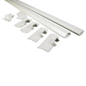Wiremold 1.5-in x 96-in Surface Raceway Type White Cord Cover