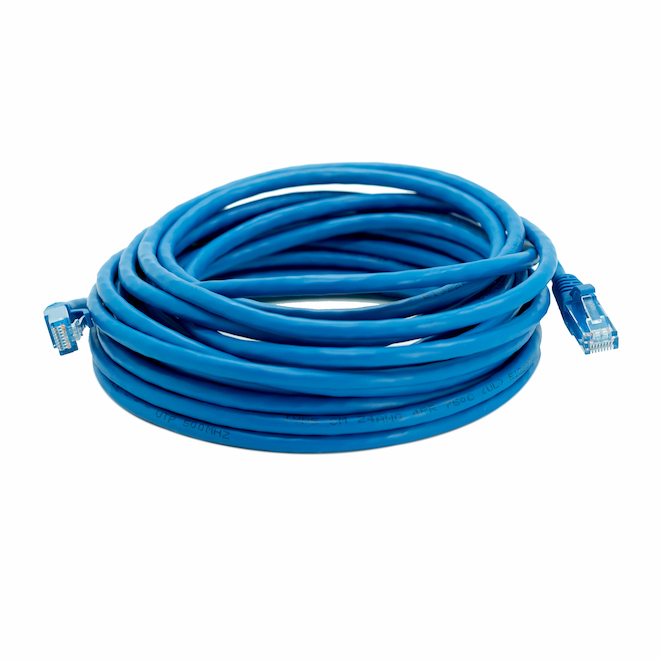 On-Q Cat6 Male to Male Network Cable 100-ft