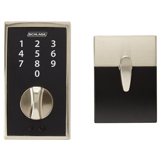 Touch Keyless Deadbolt - Century - Satin Nickel