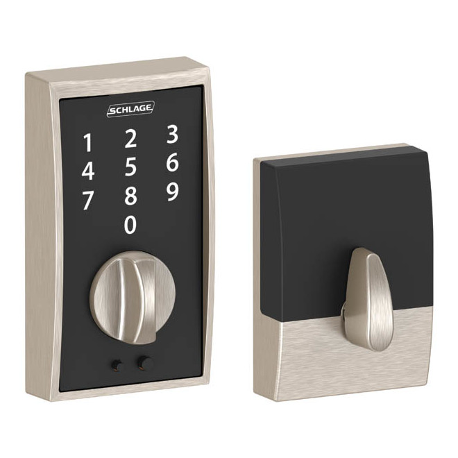 Touch Keyless Deadbolt - Century - Satin Nickel