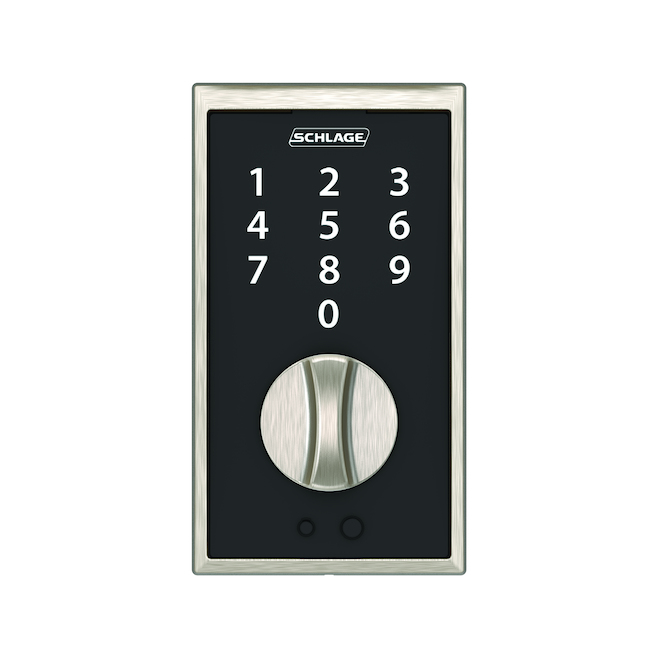 Touch Keyless Deadbolt - Century - Satin Nickel