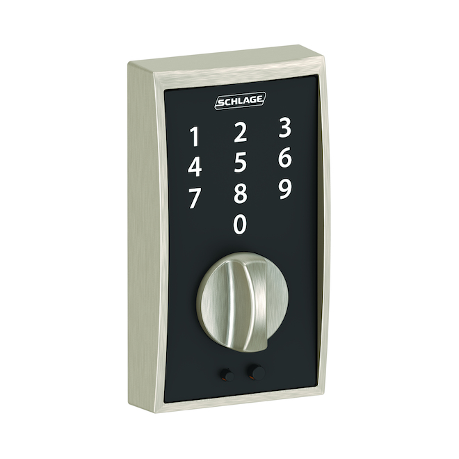 Touch Keyless Deadbolt - Century - Satin Nickel