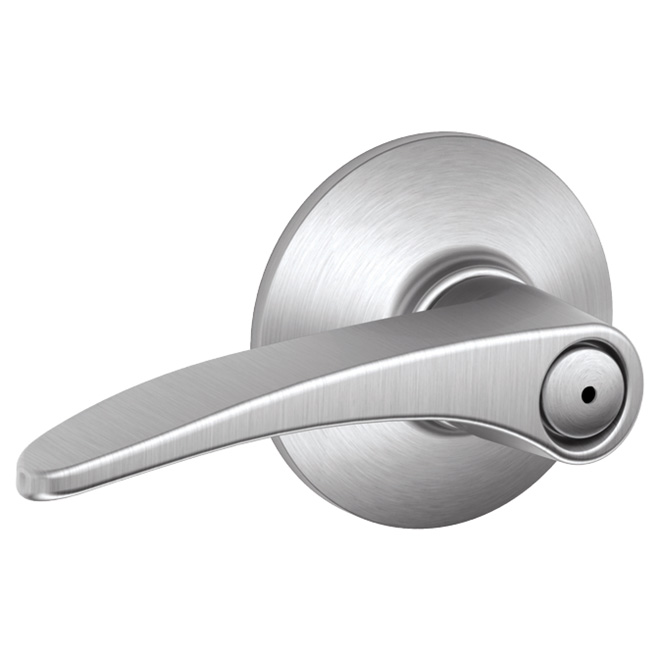 Schlage Lockable Lever Door Handle Set Manhattan Chrome 14326 RONA