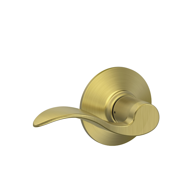 Shop Schlage Accent w/Camelot Satin Brass Collection at