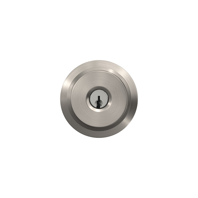 Schlage Bowery Satin Nickel Single Cylinder Handleset with Knob