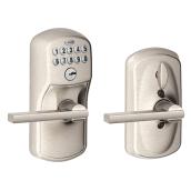 Plymouth Latitude - Electronic Keypad Lever - Satin Nickel