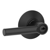 Broadway Entry Lever Handle - Steel - Matte Black