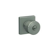Home Front by Schlage Ryson Knob bedrooms and bathrooms Satin Nickel
