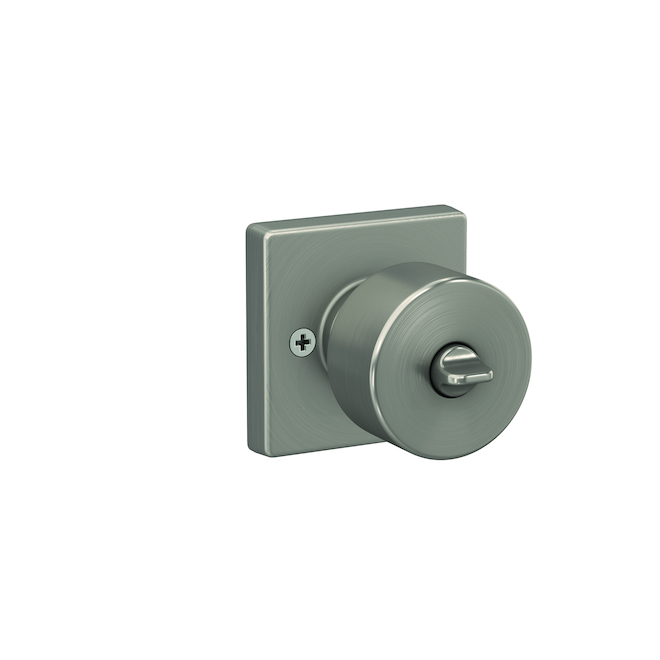 Home Front Ryson Knob Keyed Entry Lock in Satin Nickel