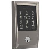 Schlage Encode Plus Smart Wifi Deadbolt with Century Trim - Satin Nickel