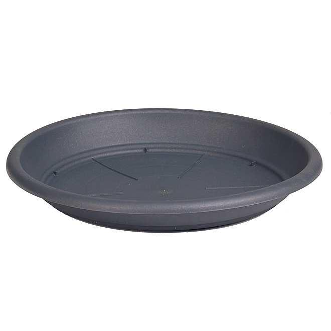 Teraplast Plastic Plant Saucer 12 Anthracite 01011030005 Rona