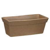 Jardinière en terre cuite « Silma », 16 po, chocolat