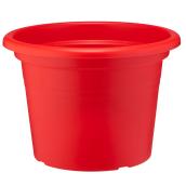Plastic Flower Pot - 14" - Red
