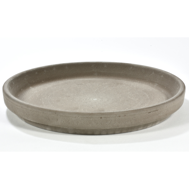 SPANG Terra Cotta Saucer 10.2" Chocolate Marble 15016426 RONA