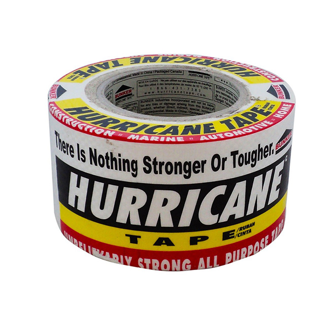 Ruban adhésif Hurricane Tape, acrylique polyéthylène, tout usage, 60 pi L. x 2 po l.