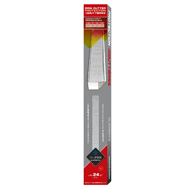 Max Sturdiness 6 x 4-ft Aluminum Gutter Shield