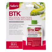 Insecticide biologique BTK Safer's concentré pour chenilles, 100 ml