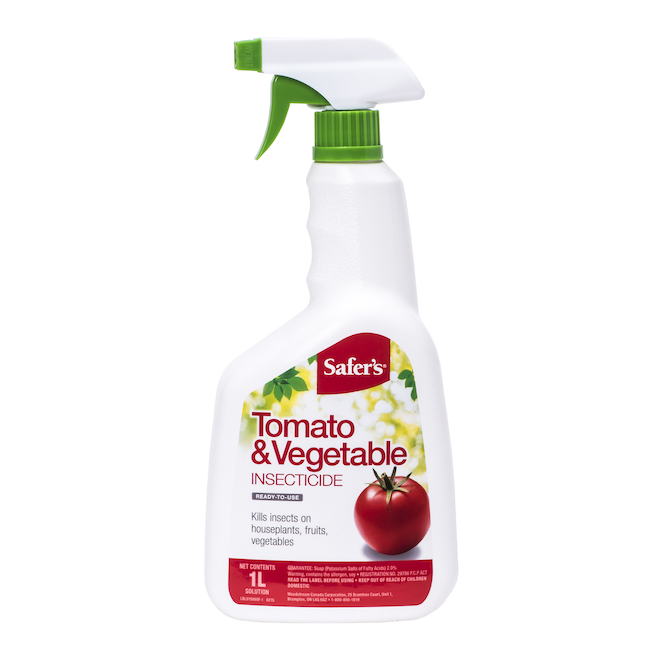 Image of Safer's | Ready-To-Use 1-L Tomato And Vegetable Insect Killer Ready-To-Use Spray | Rona