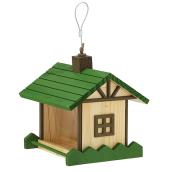 Mangeoire à oiseaux style montagnard, 2 lb, vert