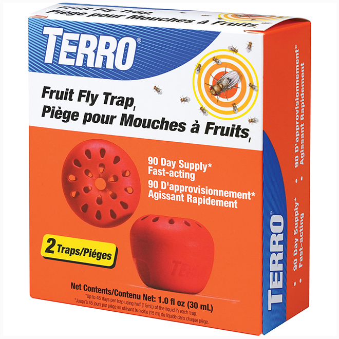Terro Ready to Use Non-Toxic Fruit Fly Traps - 2/Pack
