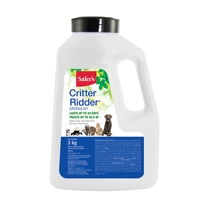 Safer's Critter Ridder 3-kg Granular Animal Repellent