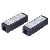 Victor Indoor Domestic Disposable Black Plastic Mouse Bait Station - 2/Pack