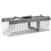 Havahart 17.75-in x 6.88-in x 6.5-in Galvanized Steel Trap for Small Wild Animal