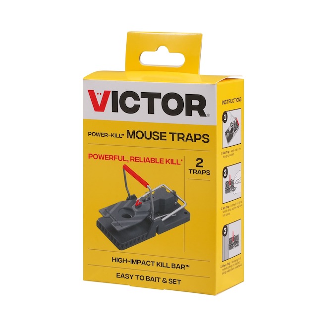 Victor 2-Pack Lethal Bar Style Indoor/Outdoor Mouse Trap