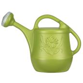 DCN Watering Can Floral Design - Plastic - 7.6-Liter - Green