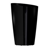 DCN Mirage - Tall Slanted Planter - 16-in x 24-in - Gloss Black