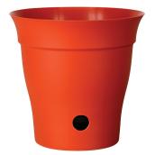 Pot et soucoupe interne «Contempra» Orange