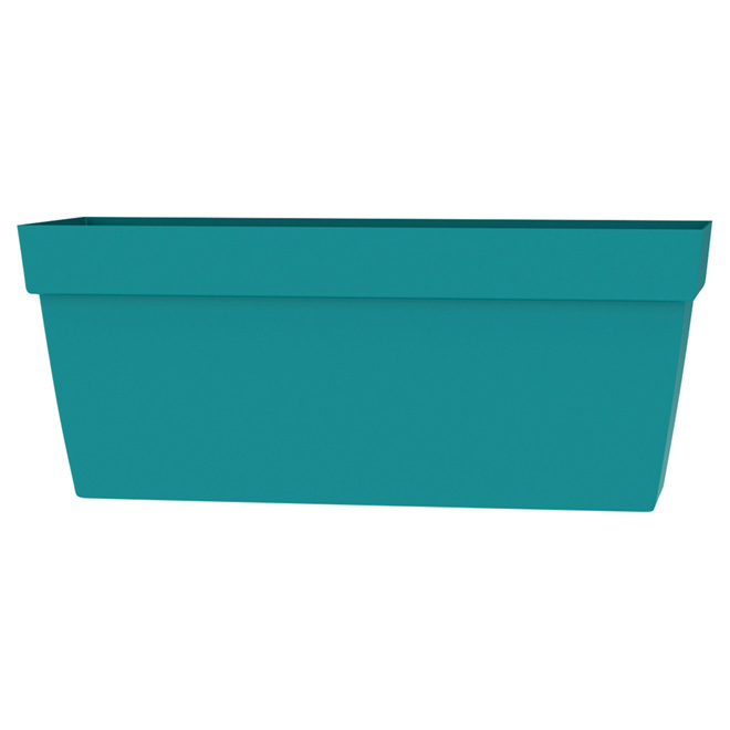 Rectangular Viva Planter - 24" - Plastic - Flat Blue