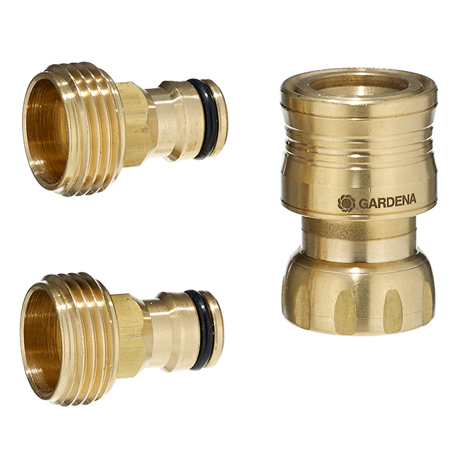 Gardena Accessoire pour adaptateur en laiton, 3 pièces GBR-846SA Gardena Accessoire pour adaptateur en laiton, 3 pièces GBR-846SA