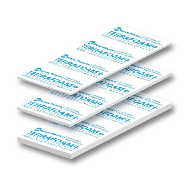 Terrafoam PLUS HS 25 PSI 2-in x 4-ft x 8-ft Expanded Polystyrene ...