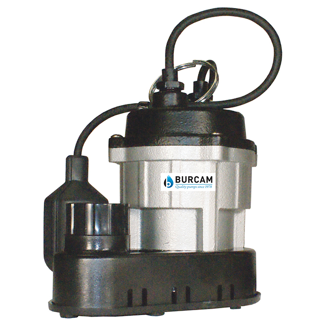 Burcam 1/2 HP Cast Iron Sump Pump with Mechanical Switch