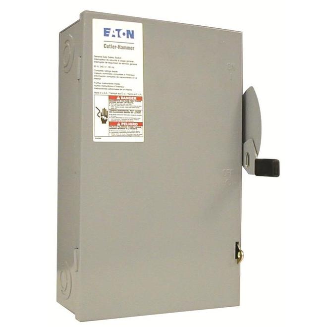 Eaton 60-Amp Single Cartridge Type Safety Switch