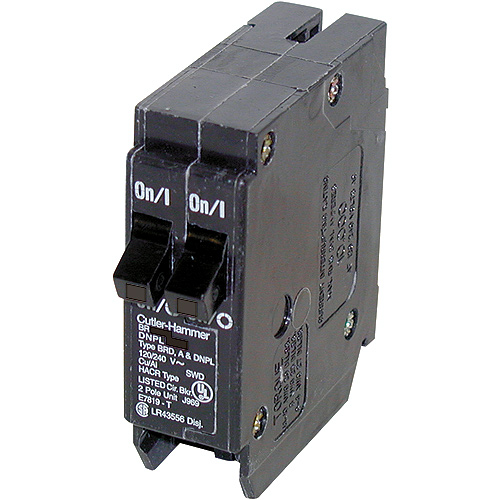 120 VAC 15-20 A DNPL Circuit Breaker 1-1 Pole Plug-In