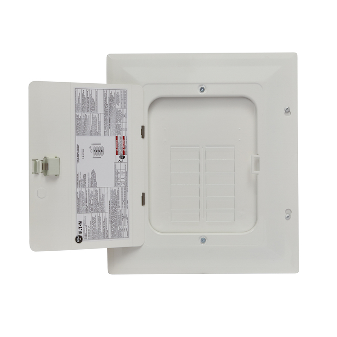 Eaton BR Plug On Neutral Loadcentre, cosse principale 125 A, 1 phase 12 espaces 24 circuits