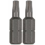 Embout de tournevis Torx « extra dur » n° 25, 1 po, pqt de 2
