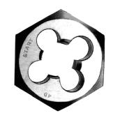 High Carbon Steel Fractional Hex Die - 1/4-in - 28 NF