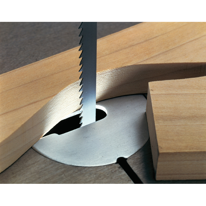Scroll Cutting Carbon Steel Band Saw Blade - 56 1/8'' x 1/8'' - 15 TPI