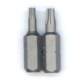 Embouts à tournevis Torx 1 po Bosch, grandeurs assorties, tige hexagonale 1/4 po, acier trempé, 2 par paquet
