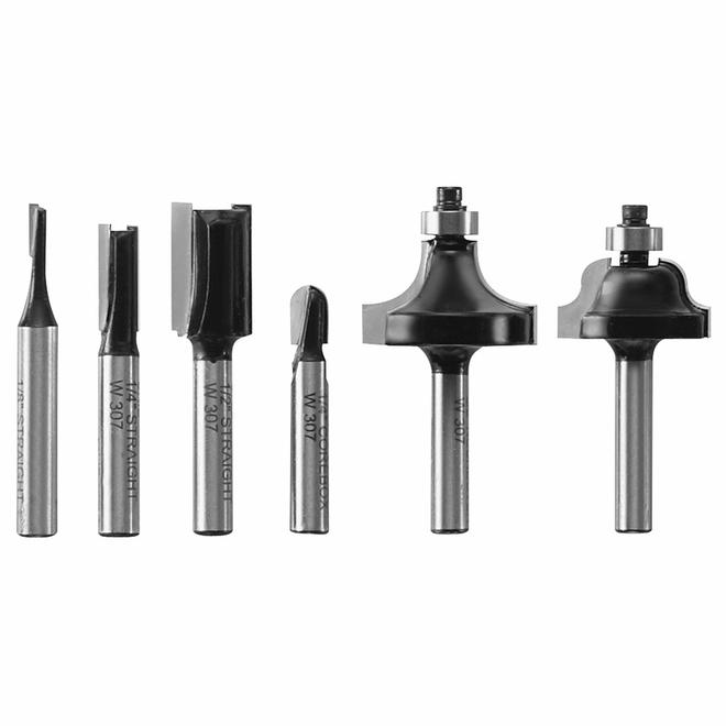 SKIL SKIL 6-Pc Router Bit Set