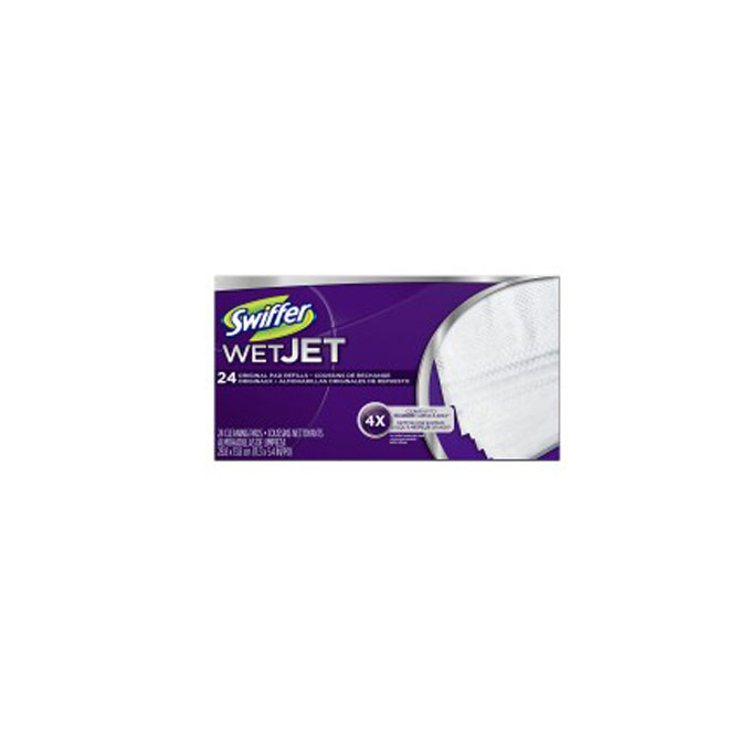 Swiffer Cleaning Pad Wet Jet Refill 24 Pack Purple