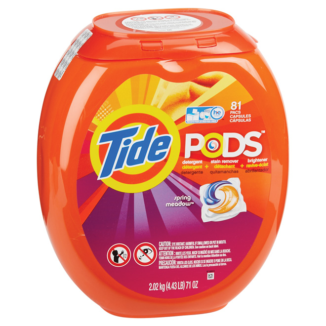Laundry Detergent - Tide PODS - Spring Meadow - 81 Units