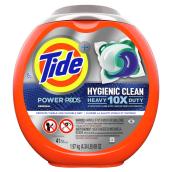 Détergent à lessive en capsules Tide Hygiene Clean Heavy 10x Duty parfum original, 41/pqt