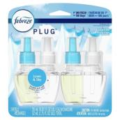 Recharge pour assainisseur d'air à brancher Febreze Fade Defy Plug, parfum lin et ciel (2/pqt)