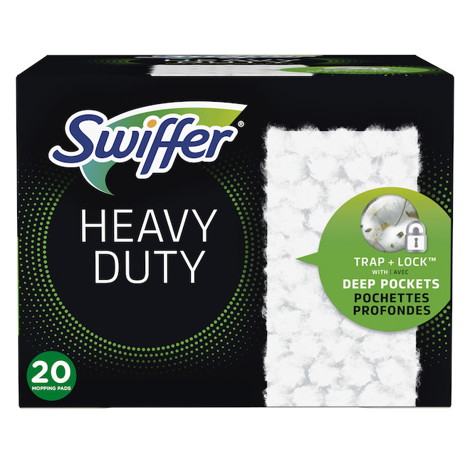 Chiffons de remplacement pour linges secs Swiffer Sweeper Heavy Duty  (20/pqt) 3700077197