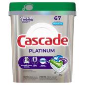 Cascade Platinum Fresh Scent Dishwasher Detergent - 67 Tablets